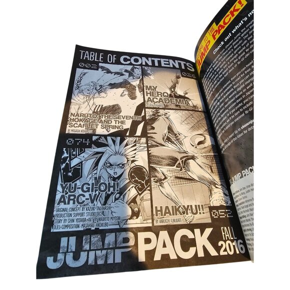 Shonen Jump Pack Weekly Fall 2016 Edition Naruto Yu-gi-oh Haikyu Viz Media Manga - Picture 5 of 6